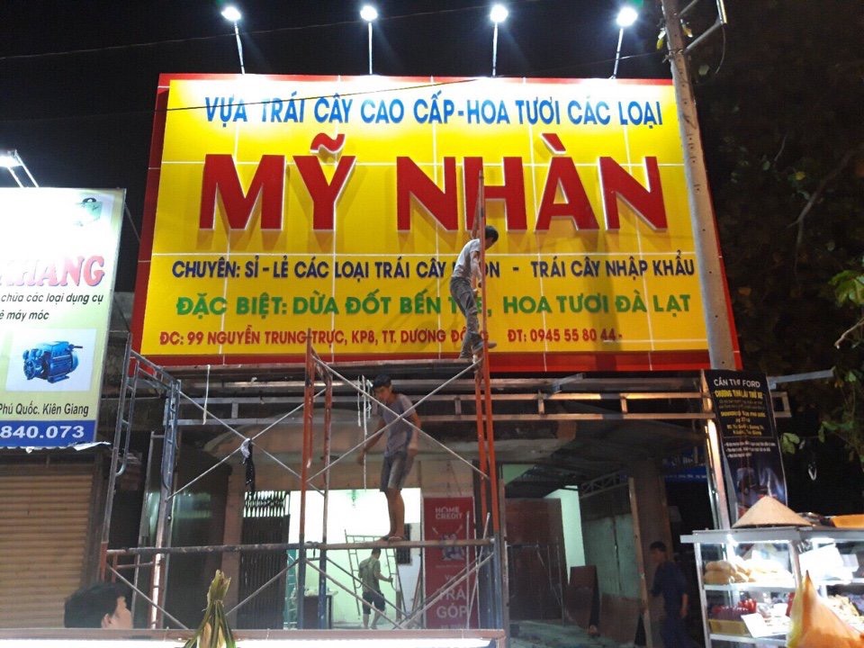 Thiết kế thi công bảng hiệu quảng cáo chuyên nghiệp tại Quận 2 - HCM